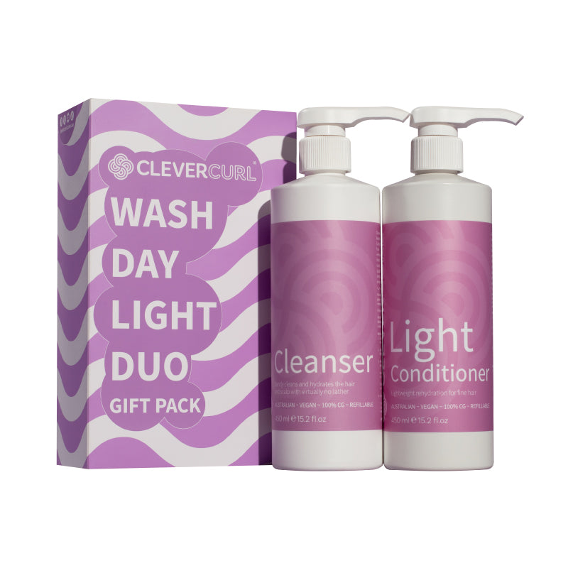 Clever Curl Wash Day Light Duo Gift Pack