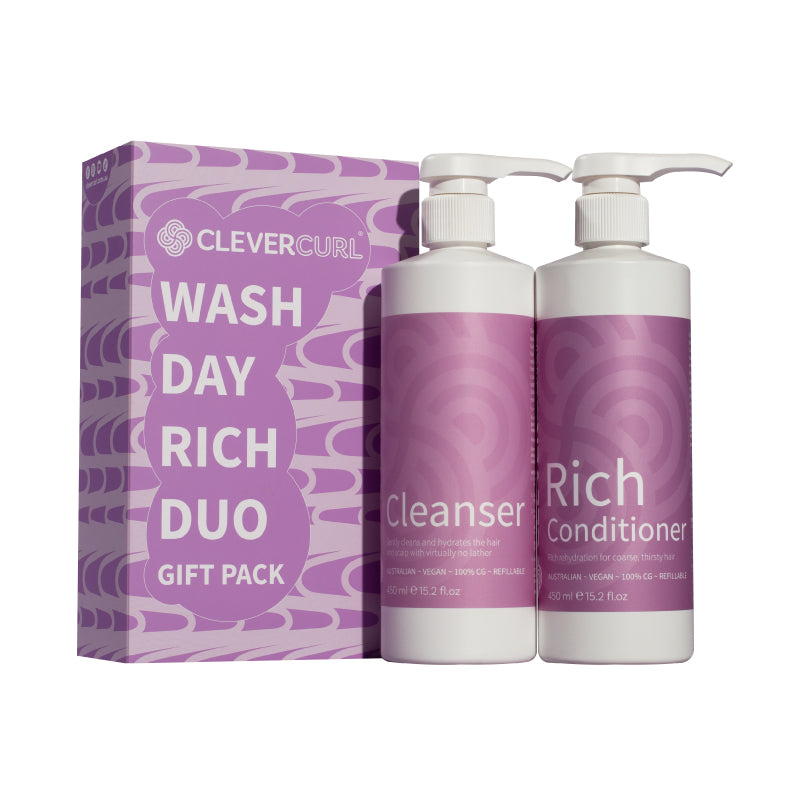 Clever Curl Wash Day Rich Duo Gift Pack